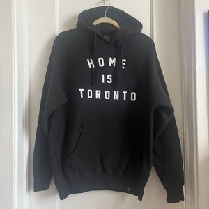 Peace/ Collective Home Is Toronto Black Hoodie